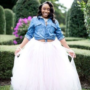 Pink Tulle Skirt